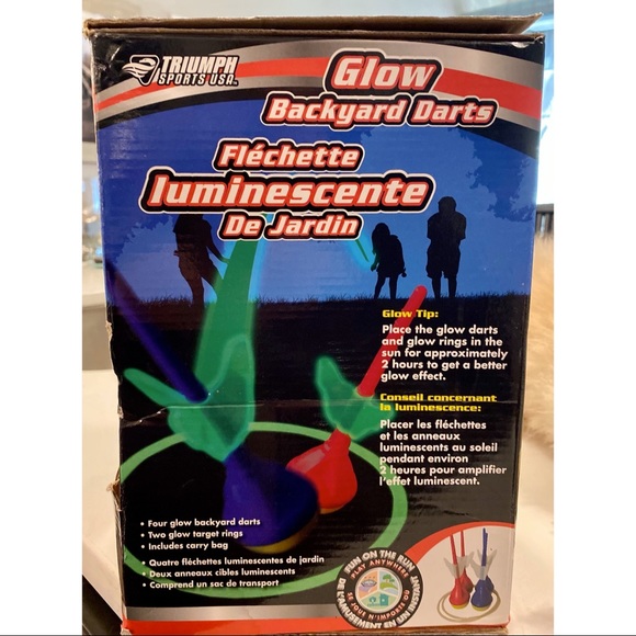 Triumph Sports USA Glow Backyard Darts - Picture 1 of 6